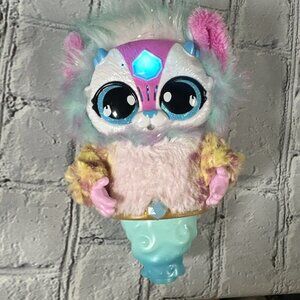 Magic Mixies Genie Lamp Starlight Magic Plush Blue Interactive Tested Works